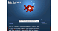 Desktop Screenshot of bettasplendens.com