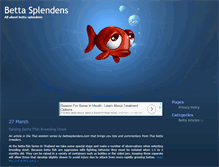 Tablet Screenshot of bettasplendens.com